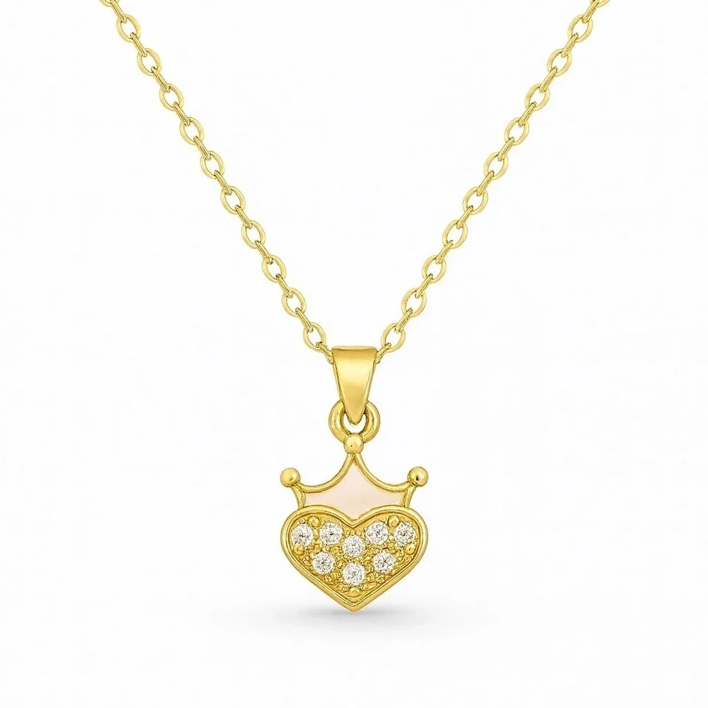 ⚜️ Gold Heart Pendant Necklace